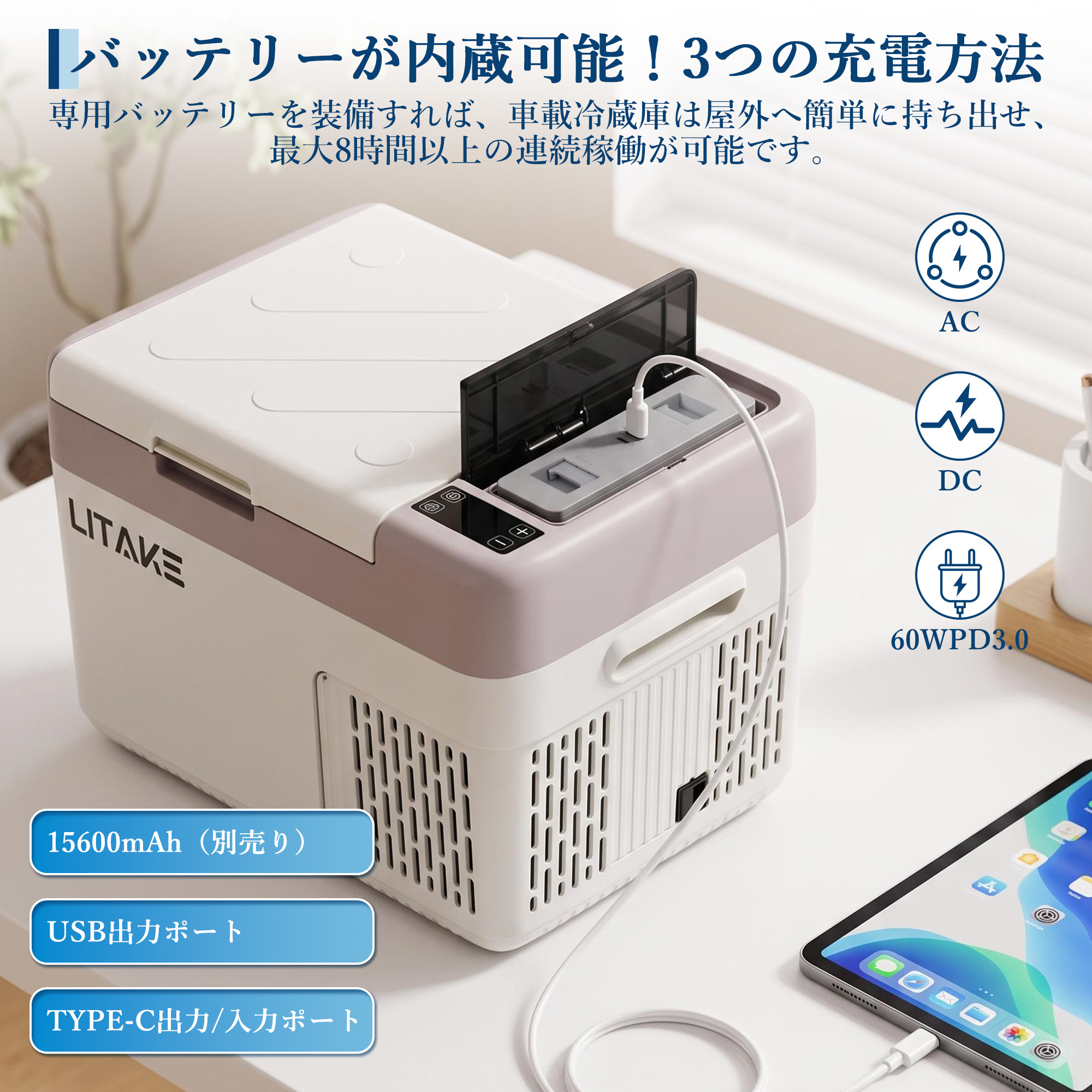 新発売お試し価格 車載冷蔵庫 ポータブル冷蔵庫 12L -20℃〜20