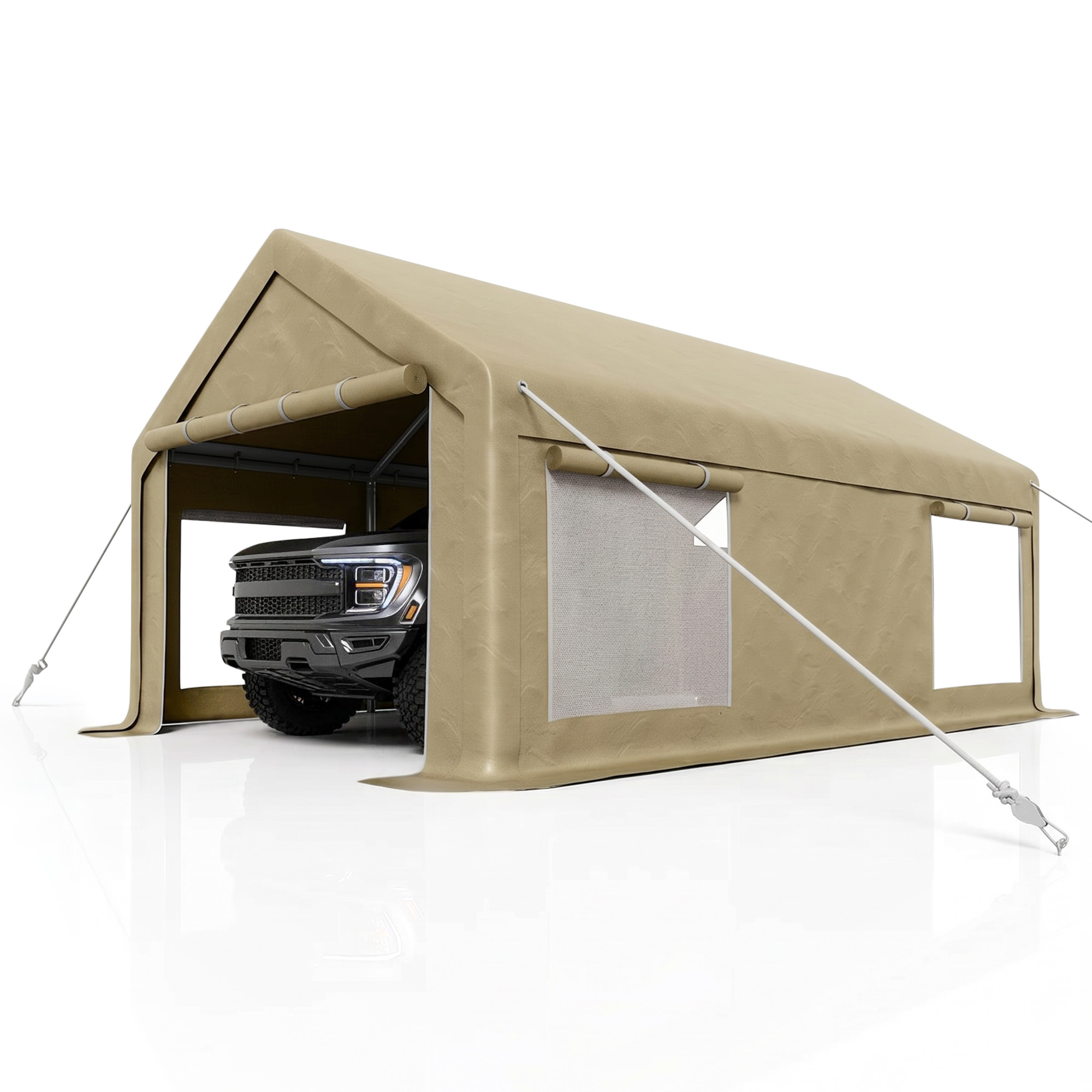 車庫テント ガレージテント 3×6m テント キャノピー カーポート 大型