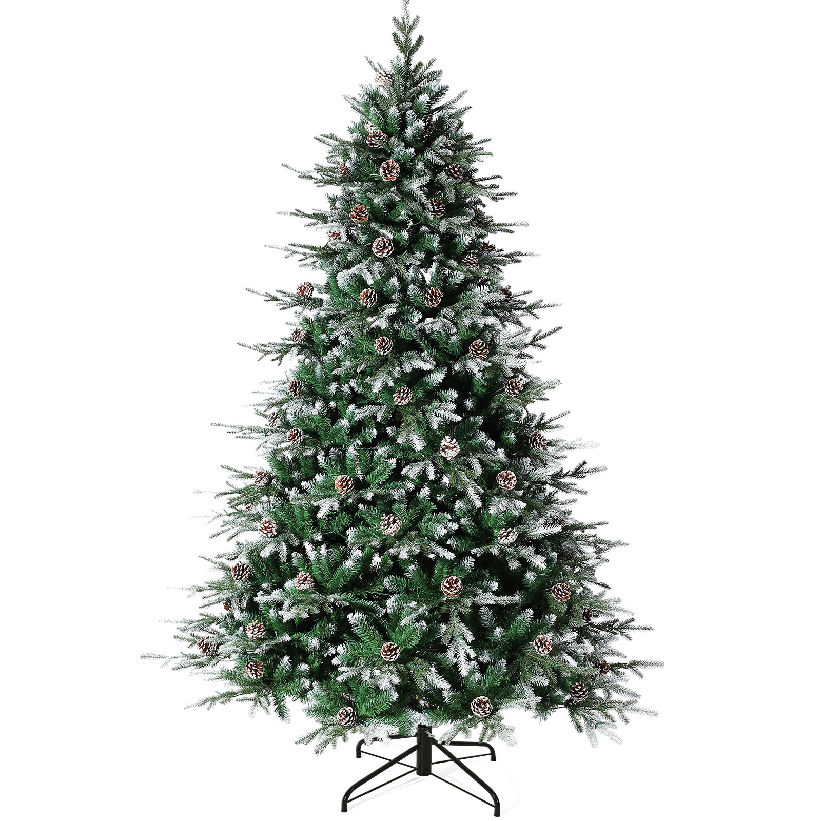 爆買 クリスマスツリー ヌードツリー 薄い雪化粧 ヨーロッパトウヒ