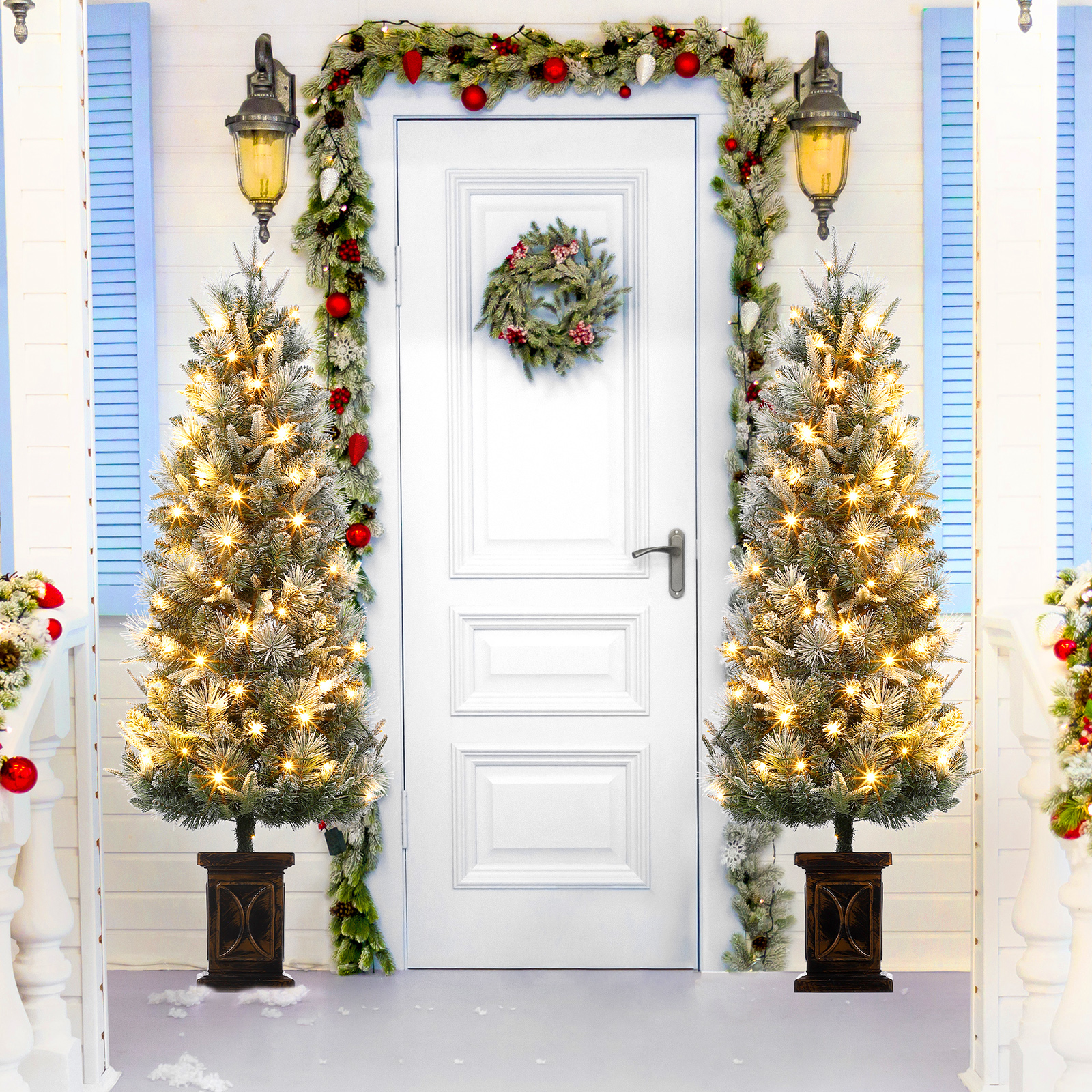 クリスマスツリー 150cm クリスマスツリー 飾り おしゃれ 北欧 高級 ポット オーナメントセット なし ツリー スリム ヌードツリー クリスマス |  | 08