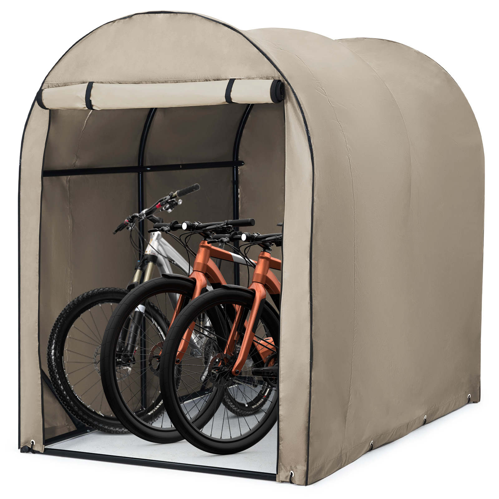 サイクルハウス サイクルポート 5台用 ガレージ 物置 ガレージテント Lサイズ サイクルハウス サイクルポート 2台用 3台用 5台用 420D ガレージ 物置