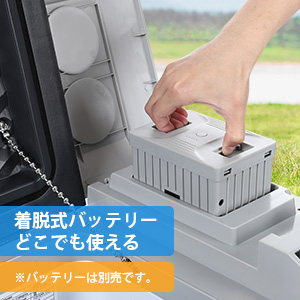 車載冷蔵庫 20L ポータブル冷蔵庫 バッテリー内蔵可能 DC12V/24V