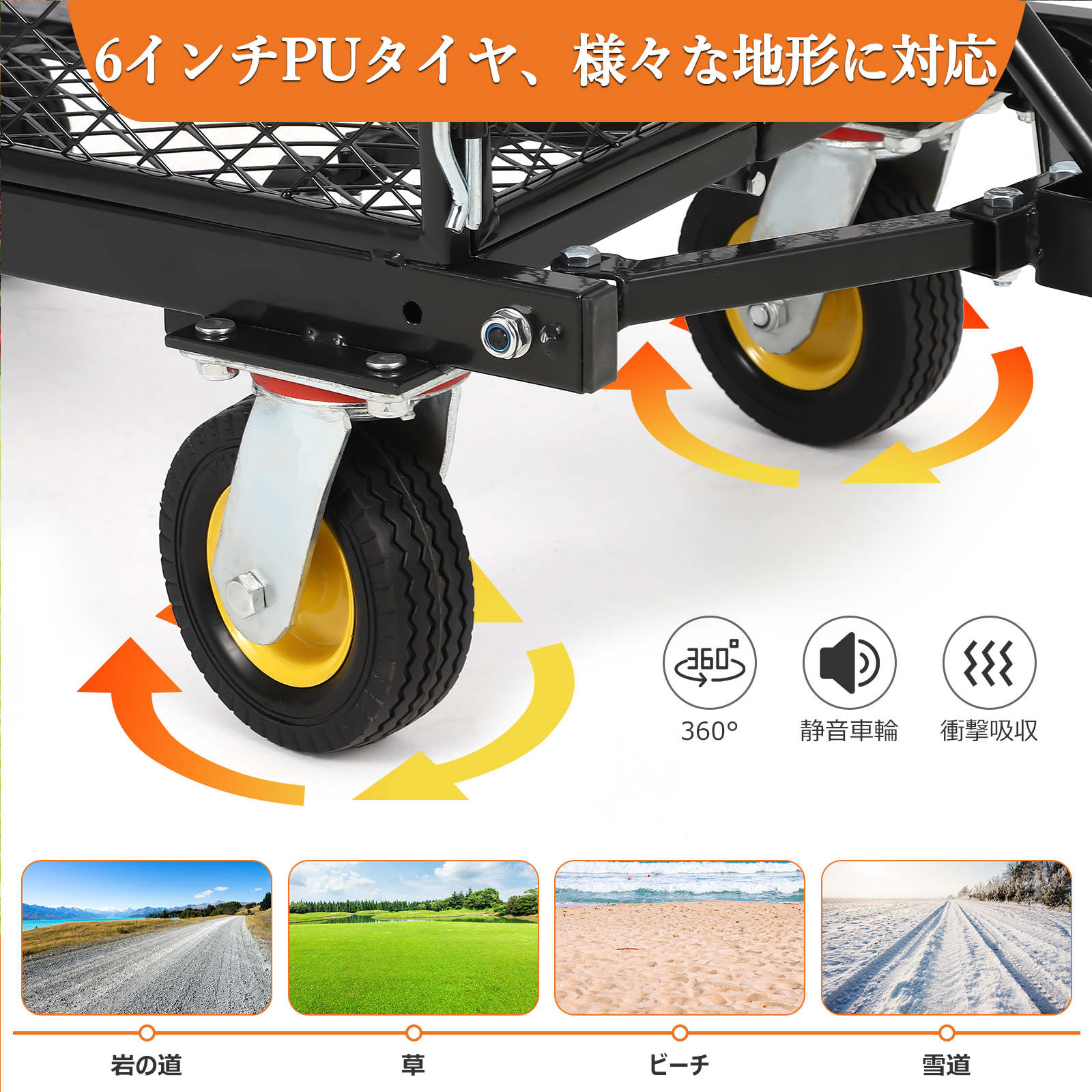 ガーデンカート 折りたたみ カゴ付き台車 メッシュ 台車 2in1 多機能 ガーデンカート 折りたたみ カゴ付き台車 メッシュ 台車 2in1 多機能