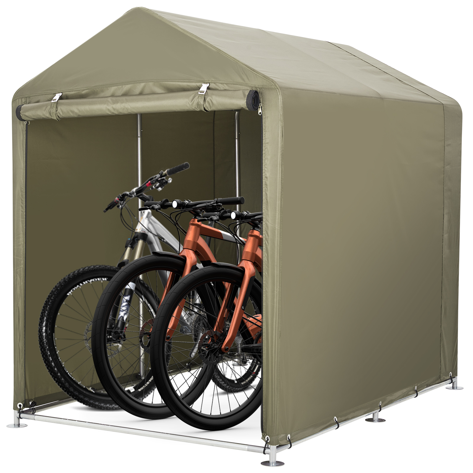 新仕様 サイクルハウス 2台用 3台用 5台用 自転車置き場 厚手420D 