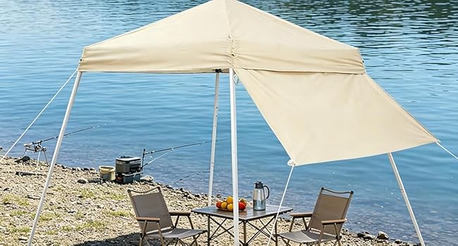 ワンタッチ タープテント 簡単折り畳み 2.5x2.5m/2x2m 3-4人用 3つ折り