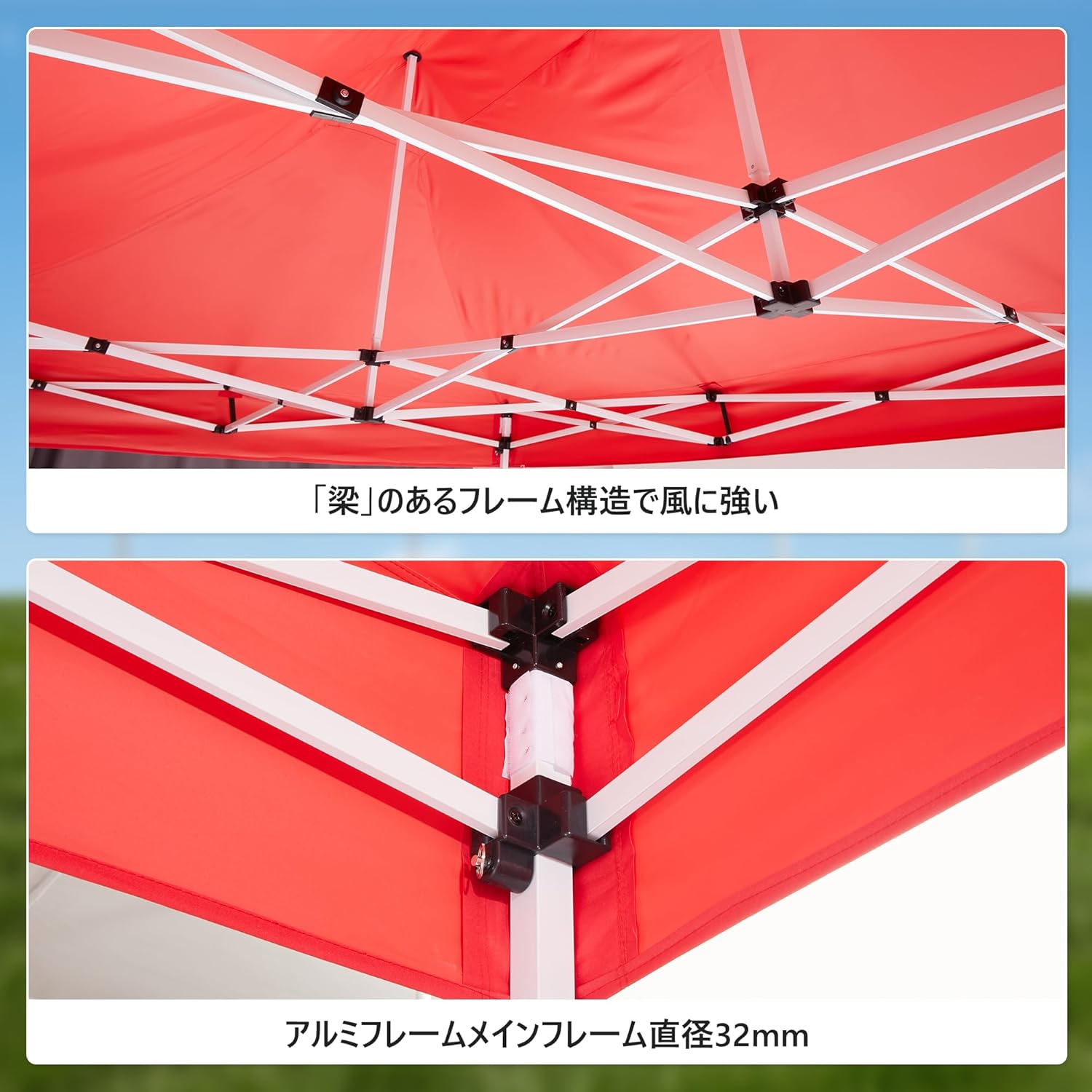 ワンタッチタープテント 3x4.5m 大型シェルター 日除け テント 簡単