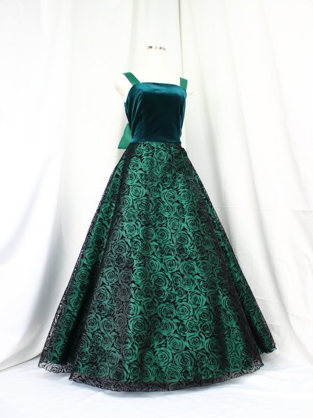 ゆめりすと ベルトーリア ロング丈 ワイン 165：演奏会発表会用子供