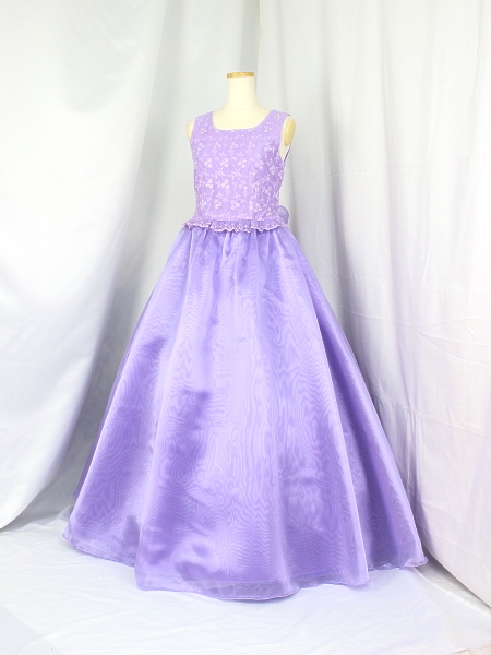 ゆめりすと 子供用ドレス パープル 紫 薄紫 演奏会 発表会 ソフィーライラック ゆめりすと ソフィーv4 ライラック 150：演奏会発表会用子供ロング