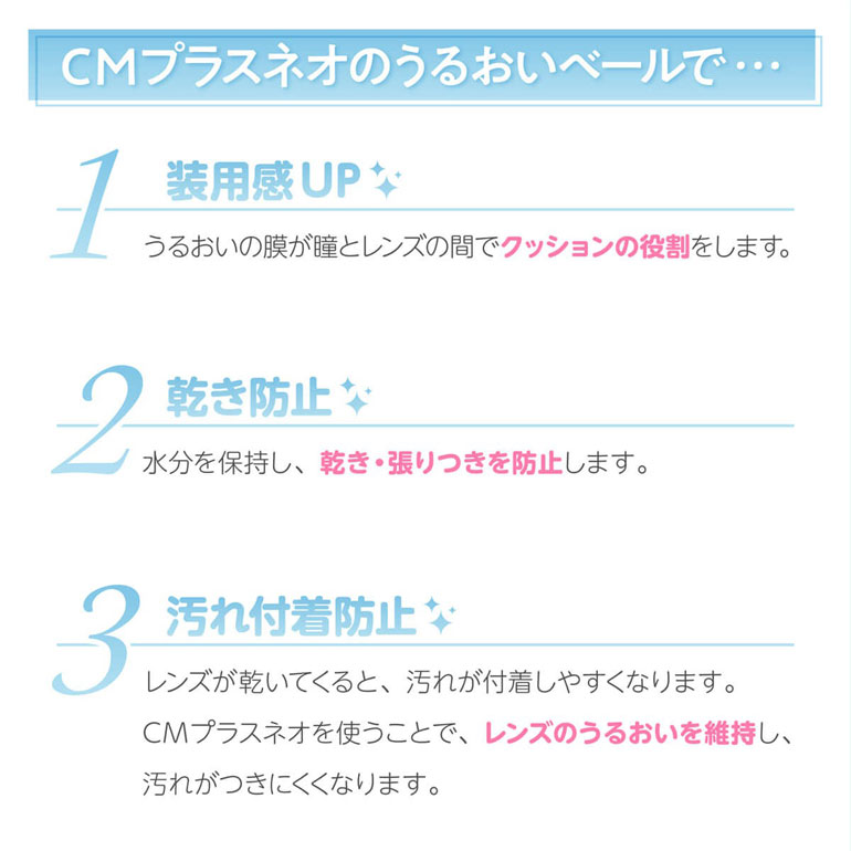 CMプラスネオ 15ml 1箱 コンタクトレンズ装着液 全てのコンタクト | エイコー | 03