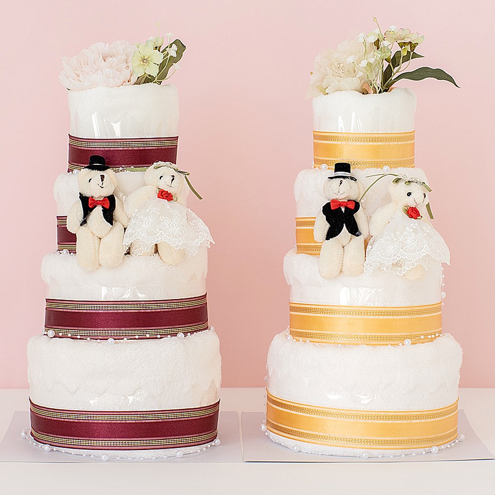 今治タオル（imabari towel） タオル ギフト 結婚祝い ケーキ 4段