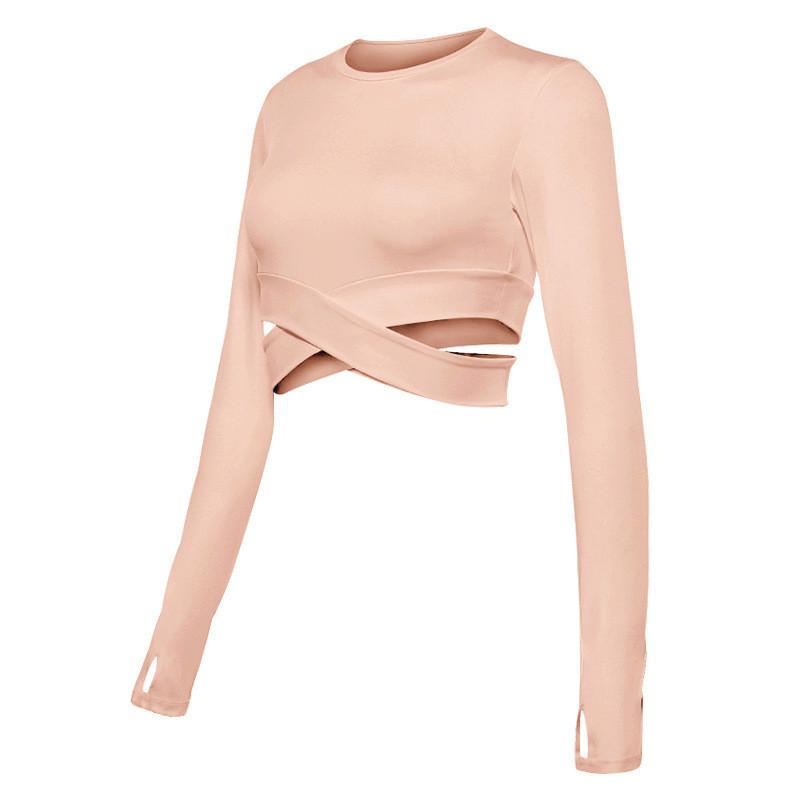 ヨガウェア トップス タンクトップ ウェア レディース ホットヨガ フィットネスウェア かわいい おしゃれ 長袖 Tシャツ 吸汗速乾 ストレッチ | ブランド登録なし | 01