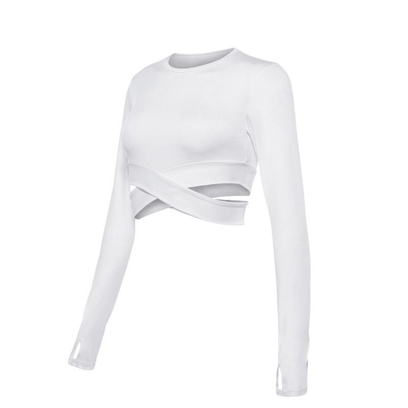 ヨガウェア トップス タンクトップ ウェア レディース ホットヨガ フィットネスウェア かわいい おしゃれ 長袖 Tシャツ 吸汗速乾 ストレッチ | ブランド登録なし | 02