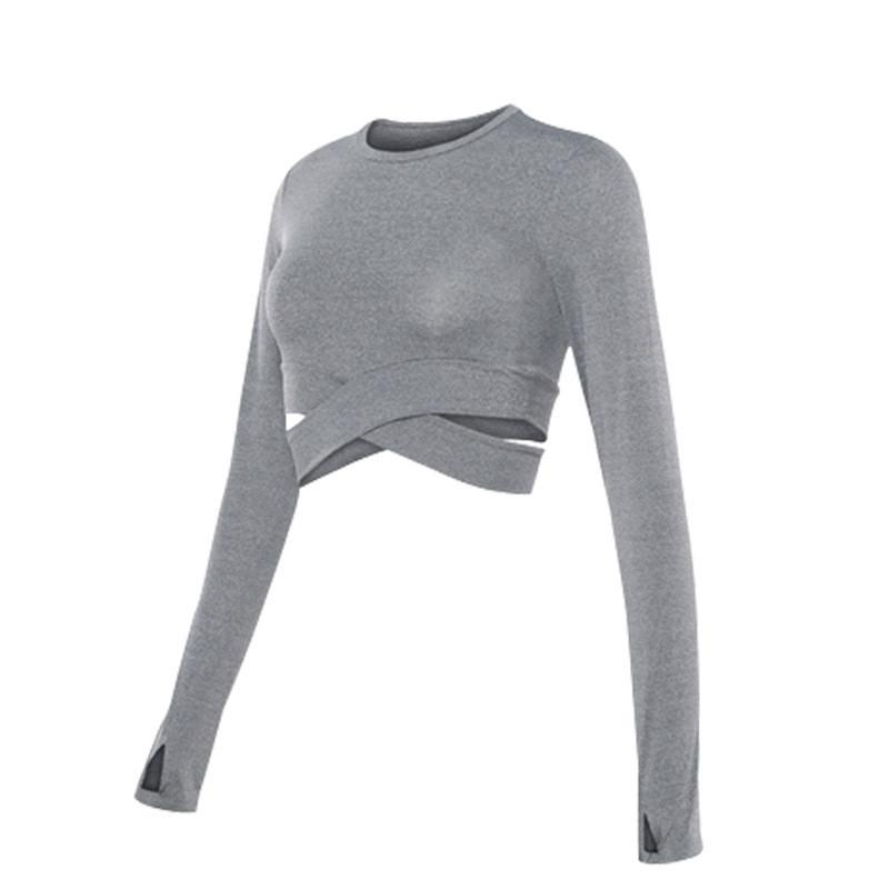 ヨガウェア トップス タンクトップ ウェア レディース ホットヨガ フィットネスウェア かわいい おしゃれ 長袖 Tシャツ 吸汗速乾 ストレッチ | ブランド登録なし | 04