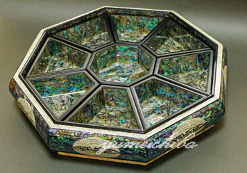 韓国八角螺鈿九節板（クジョルパン） : チマチョゴリと韓国雑貨の専門