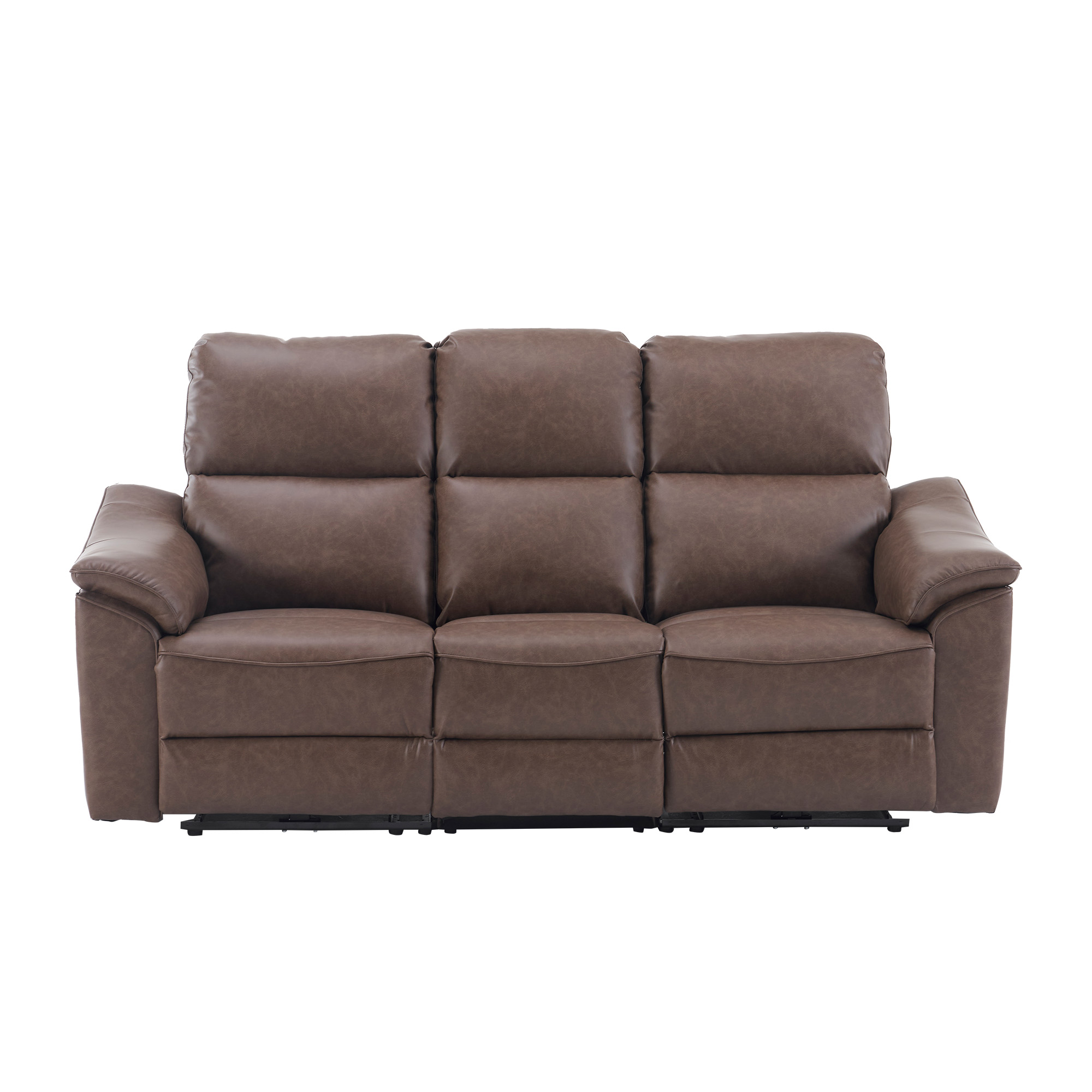 ハイトップ　電動ソファ　ブラウン　送料込み BTM 新作【USB+tpyc-C充電】156°調整 贅沢 リクライニングソファ 電動