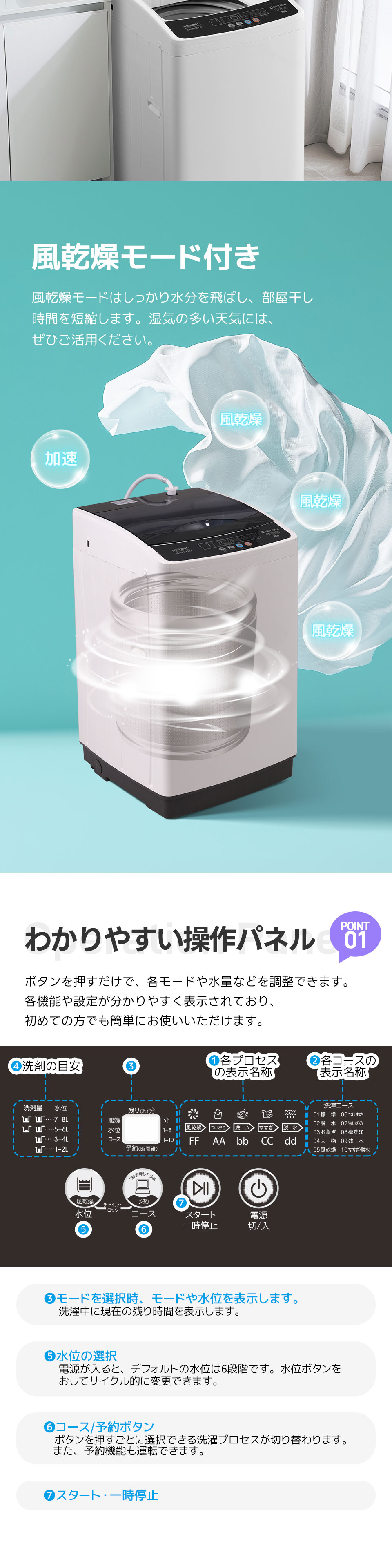 SENTERN 10%OFFクーポン☆SENTERN 洗濯機 一人暮らし 8kg 家庭用 SENTERN 10%OFFクーポン☆SENTERN 洗濯機 一人暮らし 8kg 家庭用