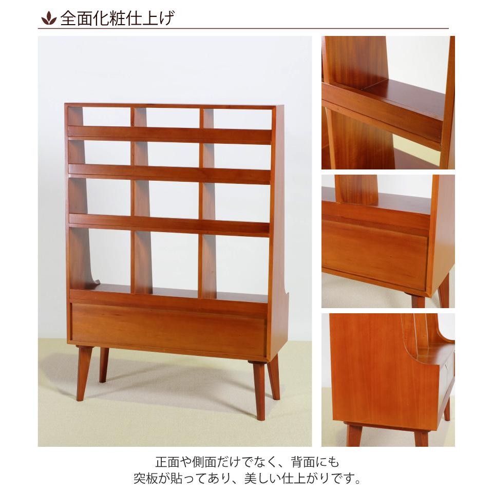 シェルフ 幅85cm 幅85×奥行35×高さ123cm リビング ラック キャビネット