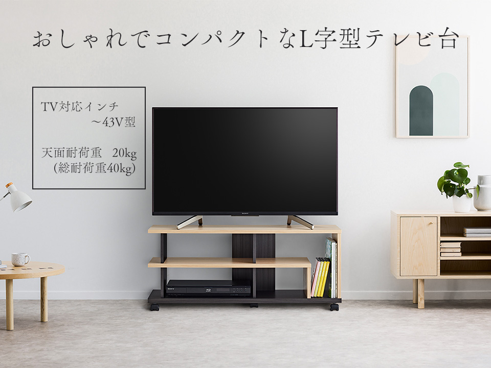 テレビ台 テレビボード ローボード 幅98cm おしゃれ 収納 A4収納