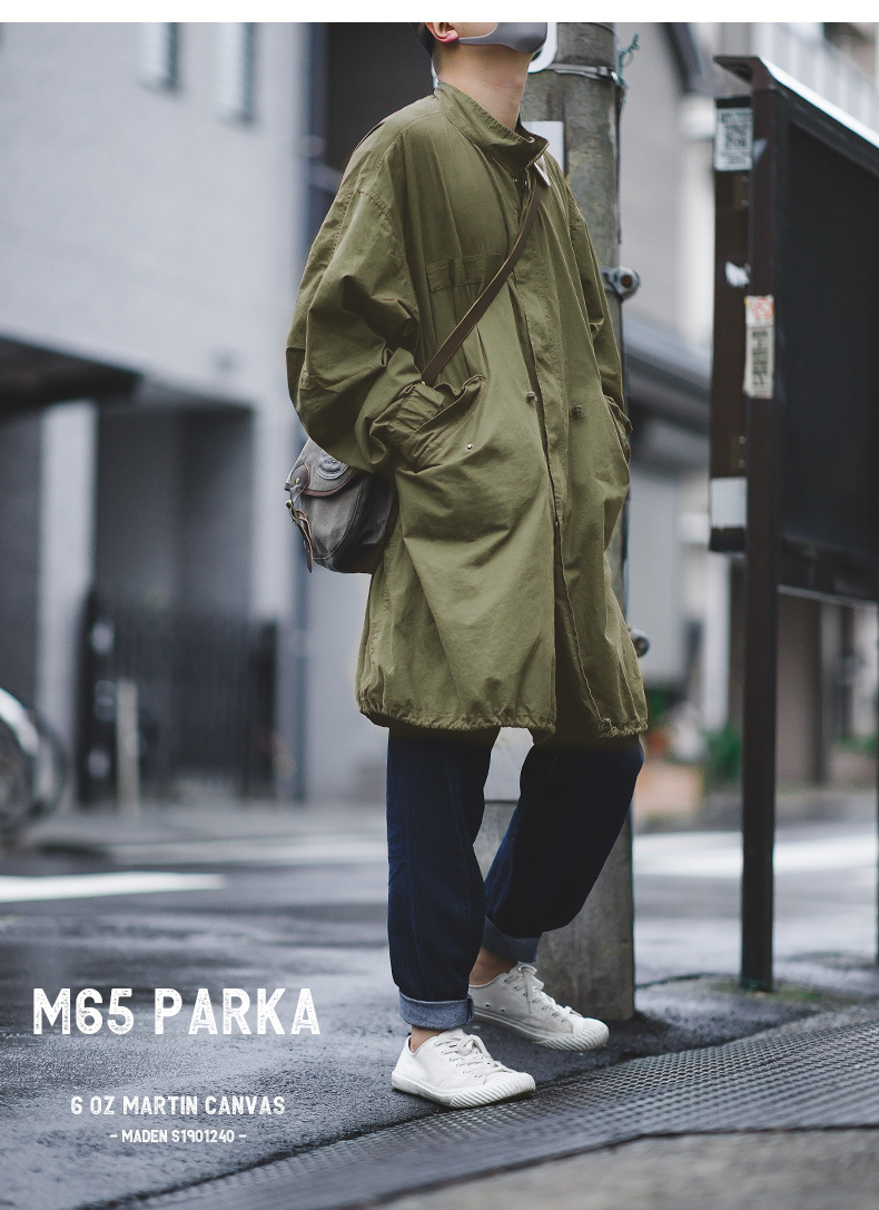 年式不明 軍隊 オーバーサイズ フィールドコート M-65 ミリタリー ダウン jk1901240_12.jpg