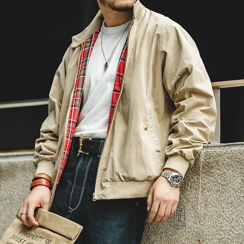 バーバリー　スイングトップ　ハリントンジャケット　ネイビー　チェック　Lサイズ 鬼フェード BURBERRY BRIT バーバリー スイングトップ スポーツ