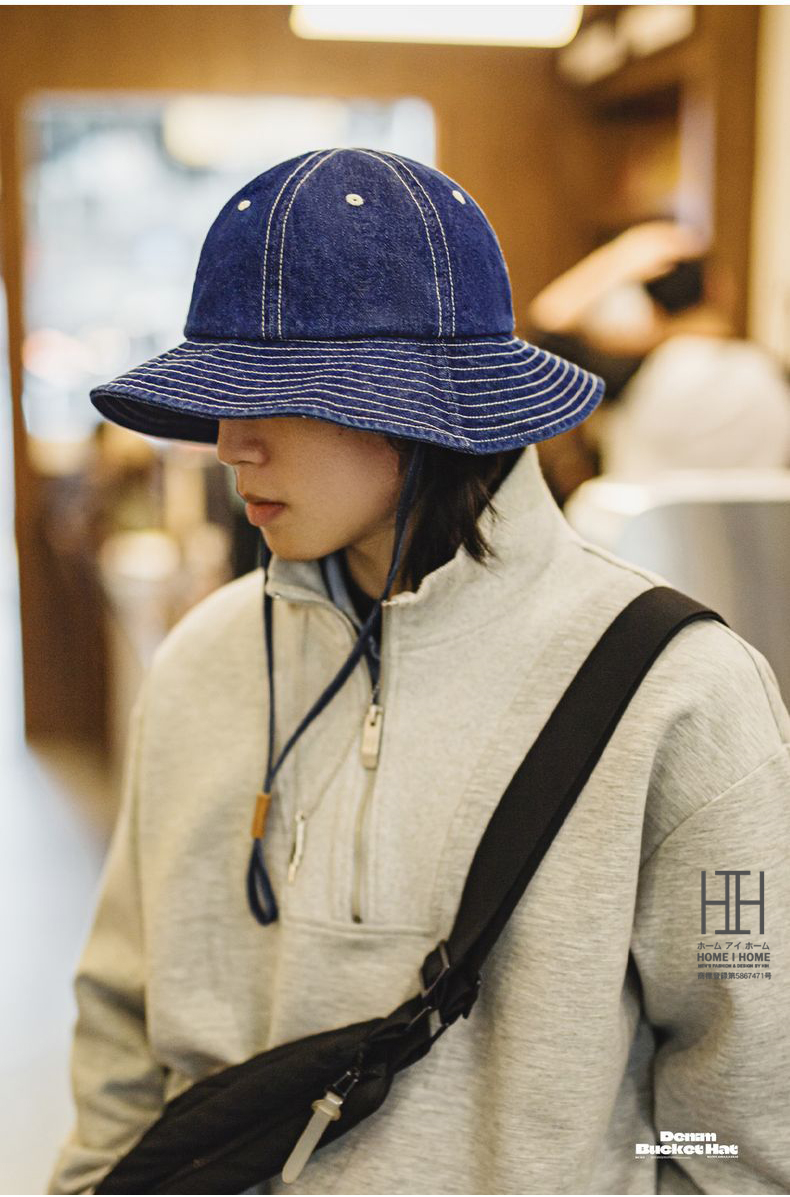 ホームアイホーム ヴィンテージ デニム ハット メンズ レディース ユニ