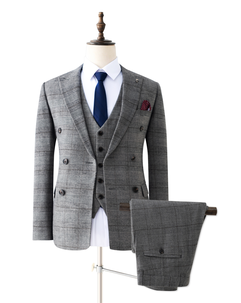 ホームアイホーム スリーピーススーツ メンズ ビジネス スリムスーツ