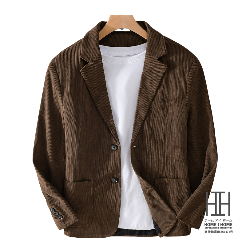 ホームアイホーム テーラードジャケット ブレザー メンズ コーデュロイ