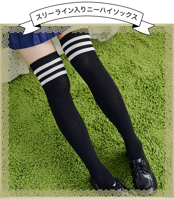 ランキングTOP5 ハロウィン♡ ニーハイソックス 仮装 靴下 タイツ コスプレ 膝上 イベント