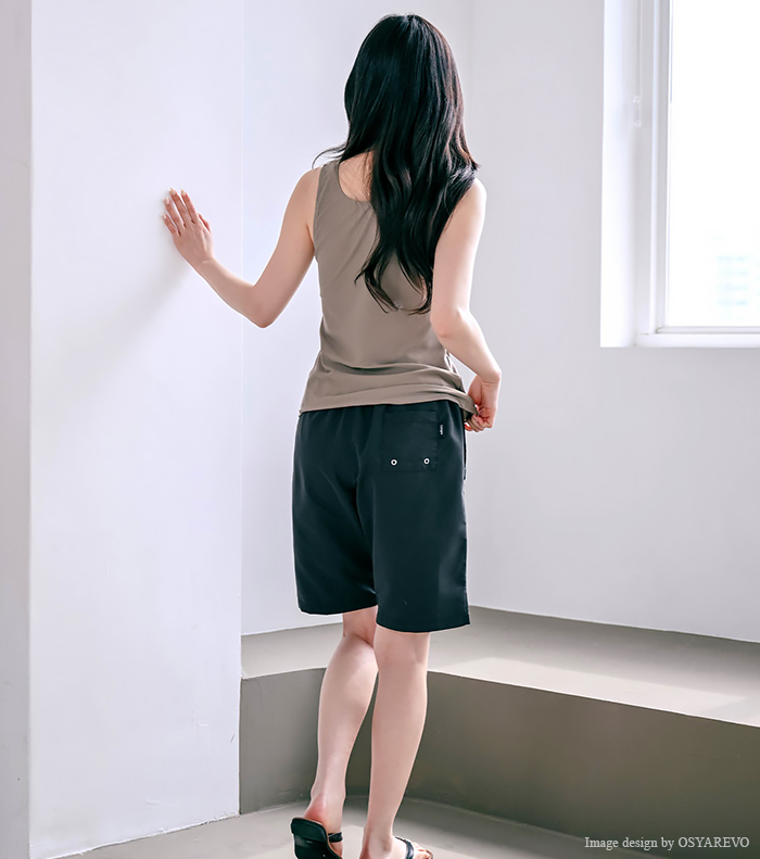 ハーフパンツ 水着 体型カバー レディース