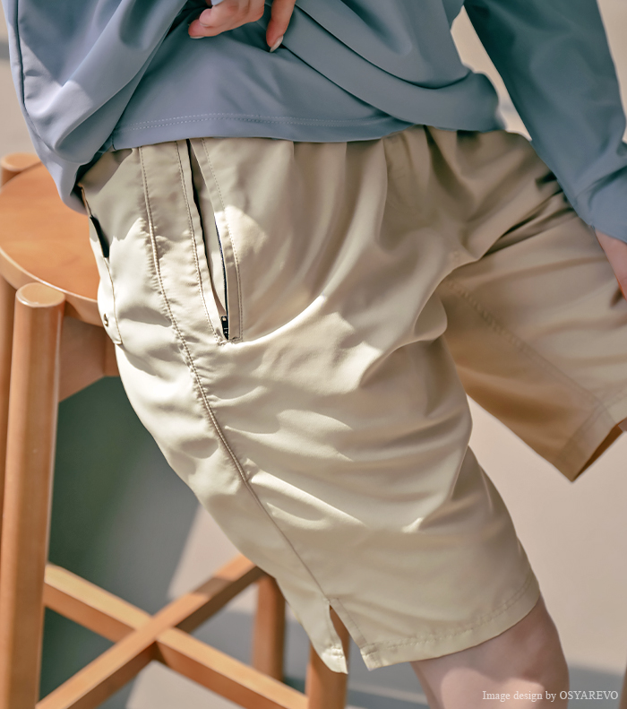 ハーフパンツ 水着 体型カバー レディース