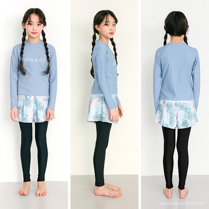 ラッシュガード キッズ レギンス 水着 体型カバー 水陸両用