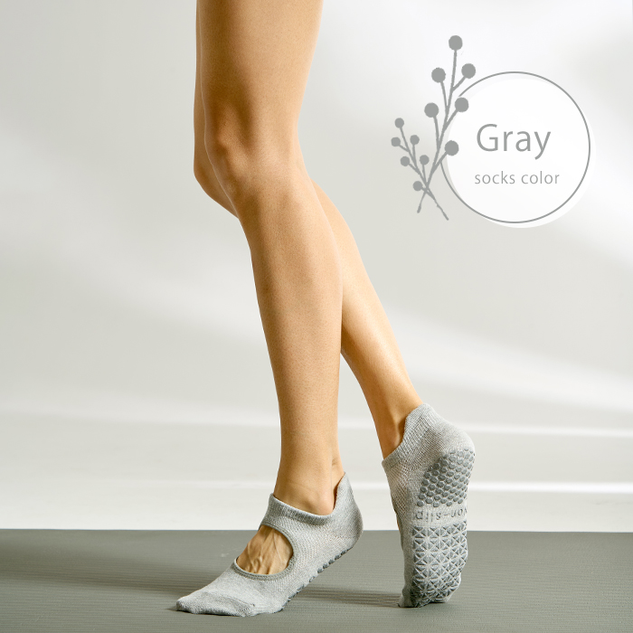 ヨガ ソックス 靴下 ピラティス サークルカット 