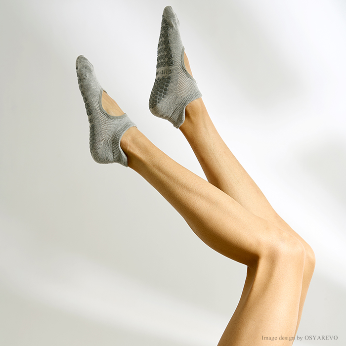 ヨガ ソックス 靴下 ピラティス サークルカット 