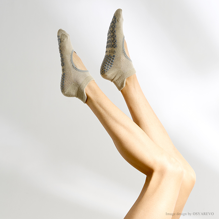 ヨガ ソックス 靴下 ピラティス サークルカット 