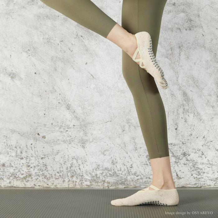 ヨガソックス 5本指 靴下 ピラティス ダブルクロス 