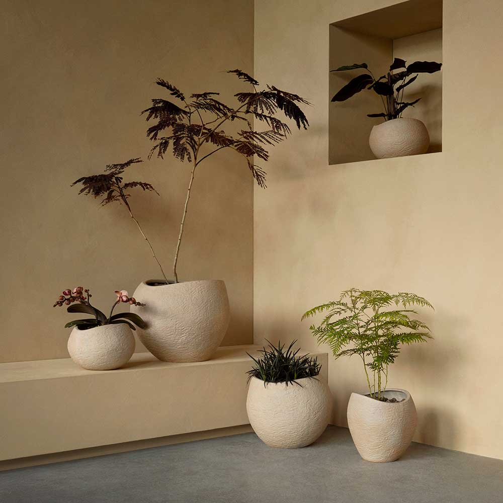 プランタスプランター H26 アイボリー  正規輸入品 北欧 インテリア 高級 Audo オドー  通販 植木鉢 鉢カバー 室内 観葉植物 高級ブランの画像