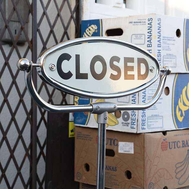 DULTON（ダルトン） OPEN-CLOSED SIGN STAND インダストリアル