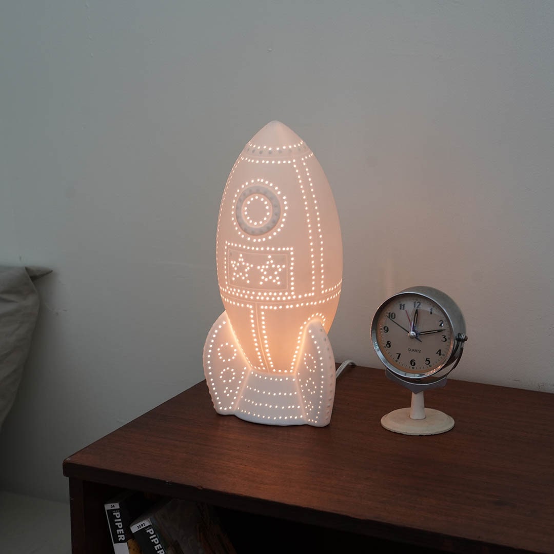 DULTON（ダルトン） ポーセリン ロケット ライトPORCELAIN ROCKET