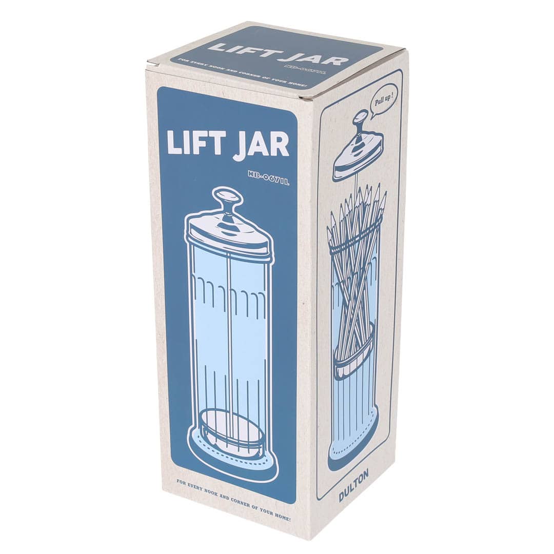 DULTON（ダルトン） リフト ジャー カトラリーケース ガラス容器 収納