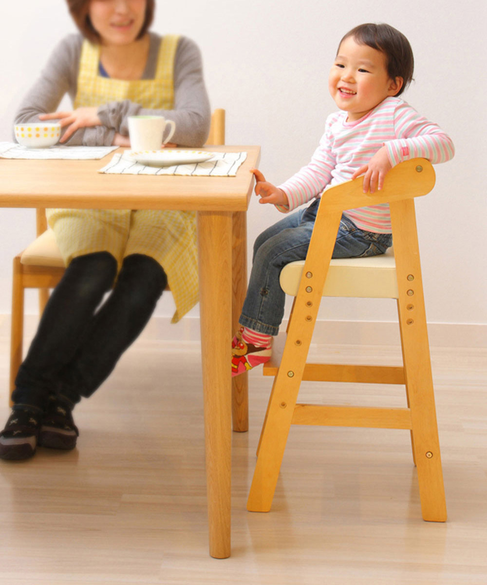最も優遇 ベビーチェア ハイチェア テーブルベビーチェア 椅子 赤ちゃん 椅子 食事 2歳 子供 ベビーチェアー ダイニングチェア 高さ調節 木製  ベビーラック、チェア カラー:ダークブラウン