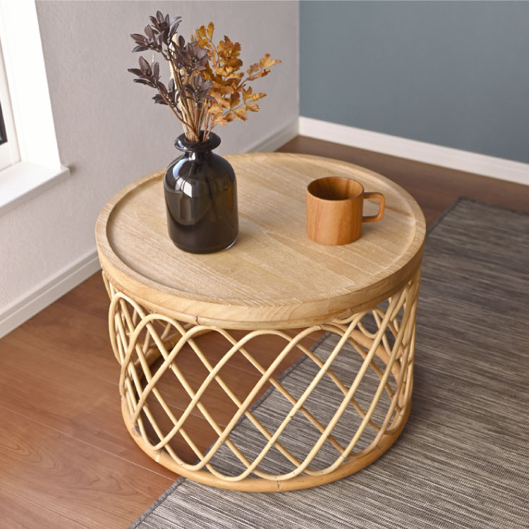 JOURNAL STANDARD FURNITURE ラタン サイドテーブル JOURNAL STANDARD FURNITURE ラタン サイドテーブル - メルカリ