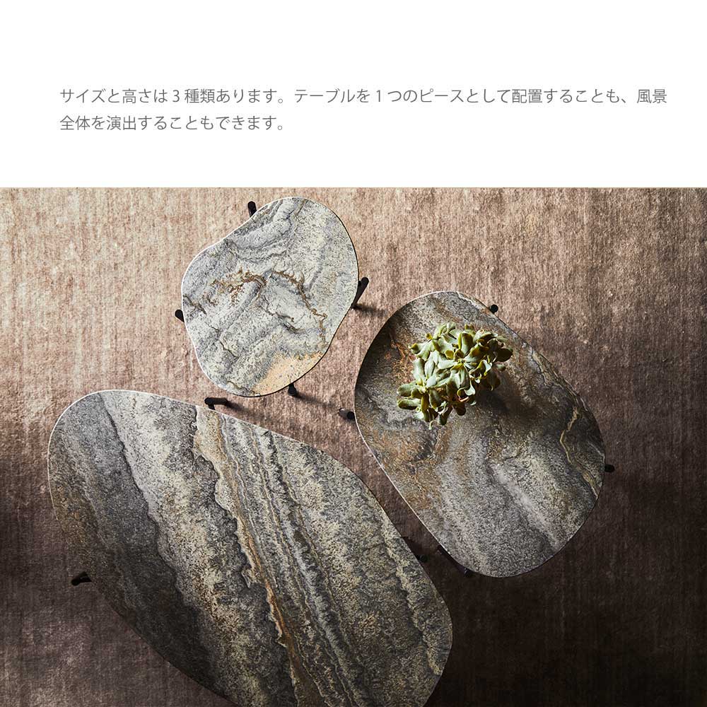 アペックス（APEX） テーブル 高級天然大理石 楕円 マーブル 石 ラ