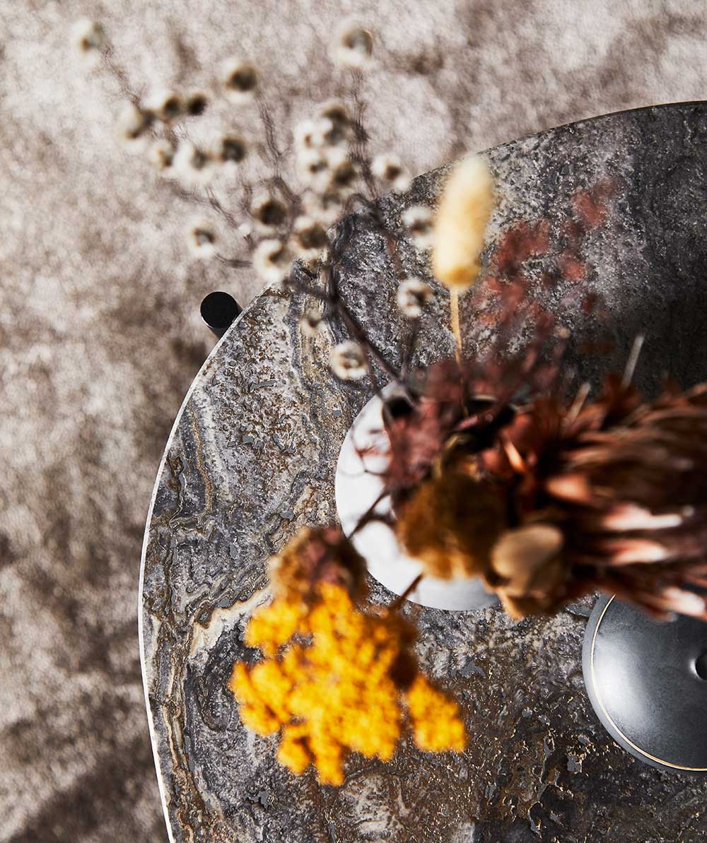 アペックス（APEX） テーブル 高級天然大理石 楕円 マーブル 石 ラ