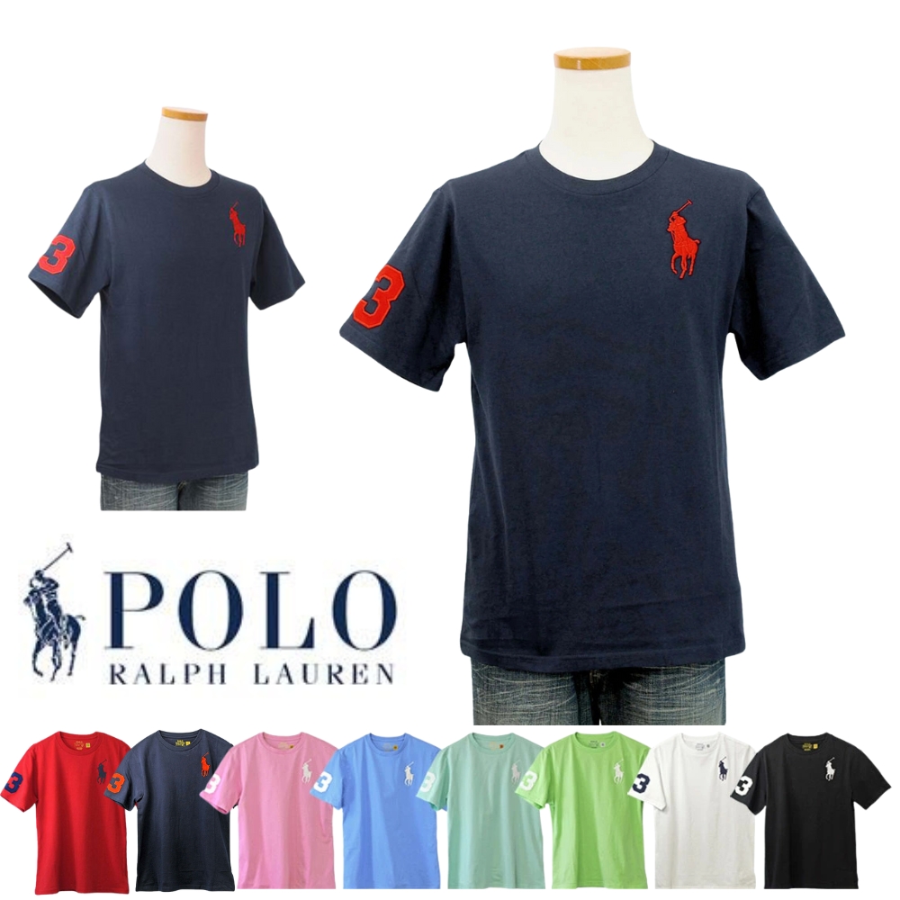 ポロベア　Tシャツ　100 110 ラルフローレン Tシャツ　半袖 POLO ラルフローレンポロベア総柄 半袖Tシャツ 半袖 Tシャツ