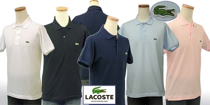 ラコステ ポロシャツ 半袖 メンズ L1212 鹿の子 綿100％ LACOSTE 定番