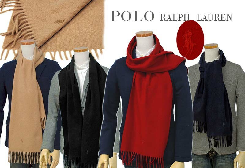 ポロ ラルフローレン マフラー カシミヤマフラー カシミア100% イタリア製 メンズ レディース POLO Ralph Lauren ＃pc0234