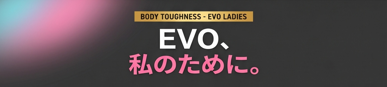 EVO、私のために。