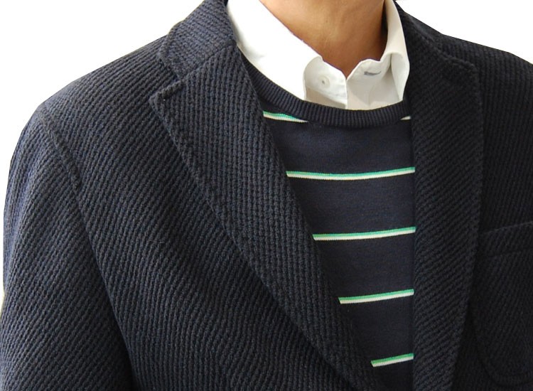 ＼ネイビー／ジャケットカーディガン ザラ ニット テーラードジャケット カーディガン アウター