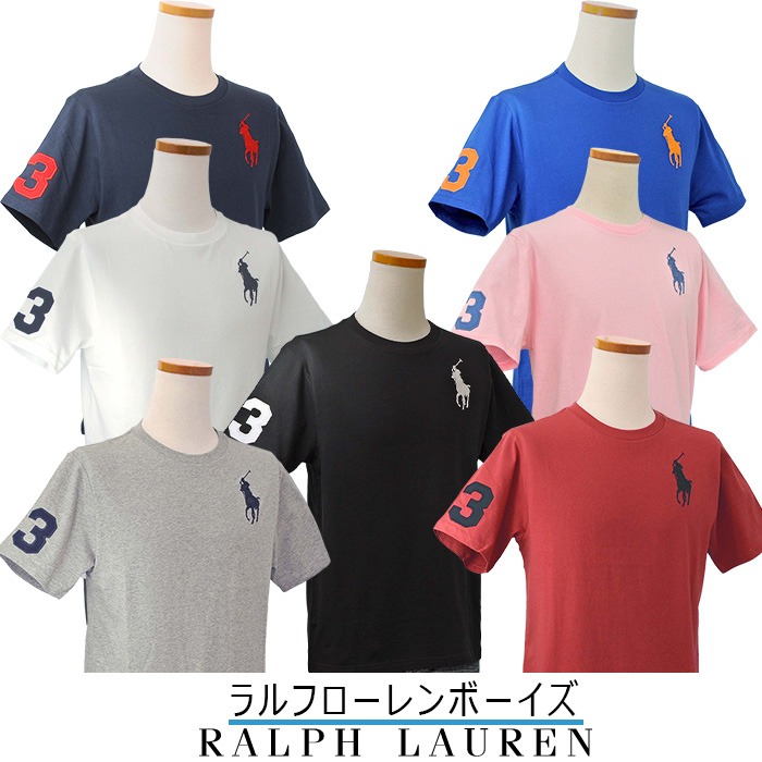 ポロ ラルフローレン Tシャツ 半袖 メンズ レディース 綿100％ POLO Ralph Lauren ビッグポニー BIG PONY ボーイズ  サイズ ブランド プレゼント #323832907