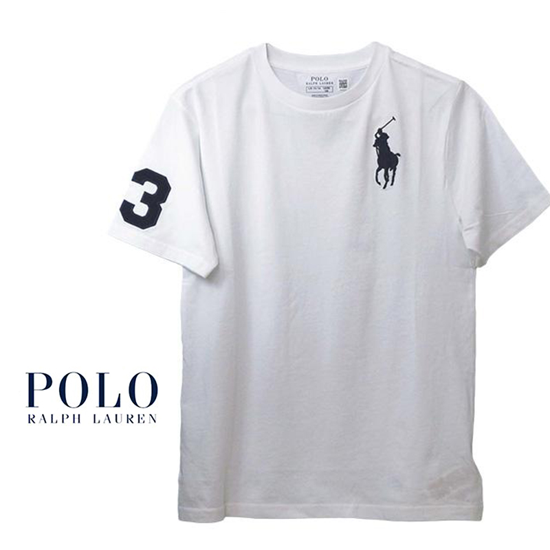 ポロ ラルフローレン Tシャツ 半袖 メンズ レディース 綿100％ POLO Ralph Lauren ビッグポニー BIG PONY ボーイズ  サイズ ブランド プレゼント #323832907